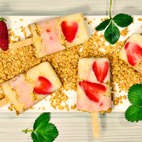 Fruity Yoghurt Popsicles